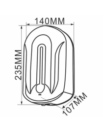 Automatischer Spender für Flüssigseife und Desinfektionsmittel 1,1 l POP