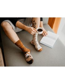 Glückliche Socken Kávoľúbič