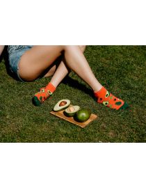 Fröhliche Avocado-Socken – Knöchel