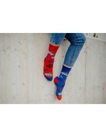 Lustige Socken Polizeiautos