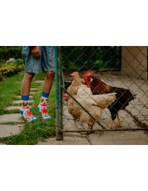 Lustige Hahnensocken – Kinder