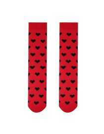 Fröhliche Socken Kleine rote Herzen