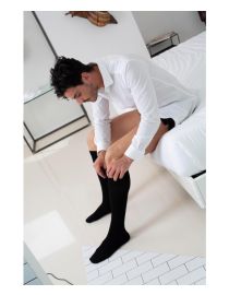 Unisex-Kompressionsstrümpfe mit Silberfaden 18-22 mmHg