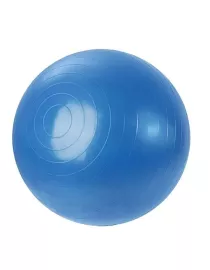 Fitnessball 65 cm blau mit Pumpe