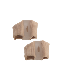 Hallux Valgus Korrektor mit Finger- und Daumenmanschette - Textil 2Stk
