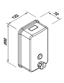 Flüssigseifenspender 1l TOP