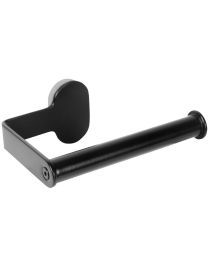 Schwarzer Toilettenpapierhalter