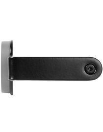 Schwarzer Toilettenpapierhalter