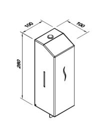 Schaumseifenspender 1l HIT schwarz