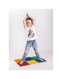 Massage-Orthopädiematte Puzzle „Mix“ 6 Elemente