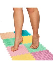 Massagematte Puzzle Mix Pastell 6 Elemente