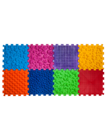 Massage-Orthopädiematte Puzzle „Mix“ 8 Elemente