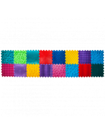 Sensorisch-motorischer Massageteppich Puzzle „Mega Mix“ 16 Elemente