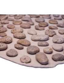 Massagematte mit Naturkieseln, 110 x 40 cm