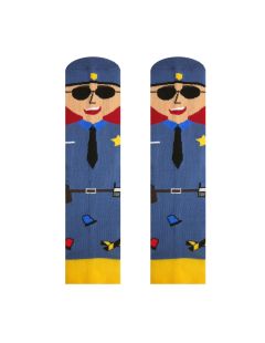 Glückliche Socken-Polizisten