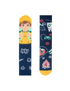 Fröhlicher Socken-Tourist