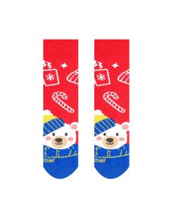 Lustige Socken Winterbär - Kinder