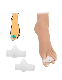 Hallux-Valgus-Korrektor mit Hülse für Finger und Daumen