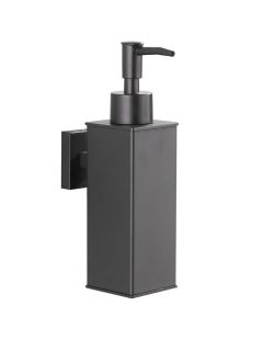 Sydney Schwarzer quadratischer Wandseifenspender