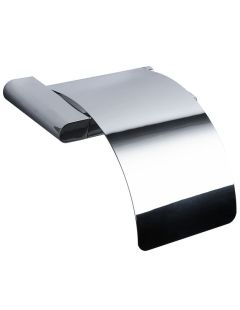 Sydney Toilettenpapierhalter mit Klappdeckel, verchromt