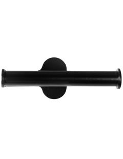 Schwarzer Toilettenpapierhalter