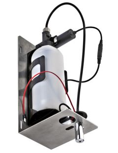 Automatischer, berührungsloser Flüssigseifen- und Desinfektionsmittelspender hinter dem Spiegel (1 l)