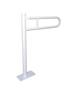 Handlauf für Behinderte, 700 mm, aus weißem Stahl