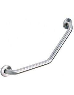 Polierter Edelstahl-Handlauf mit 130°-Winkel für Menschen mit Behinderungen