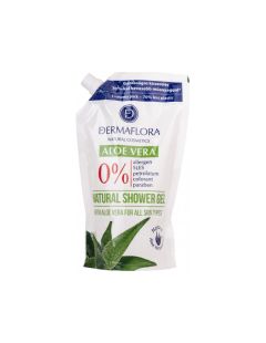 Dermaflora 0% Duschgel 500ml mit Aloe Vera - Nachfüllpackung