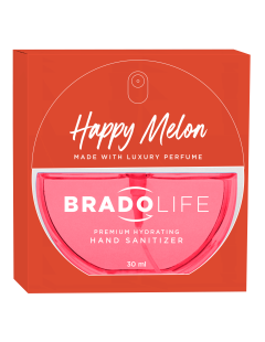 Bradolife Premium Feuchtigkeitsspendendes Handdesinfektionsmittel 30 ml Happy Melon