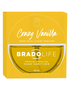Bradolife Premium Feuchtigkeitsspendendes Handdesinfektionsmittel 30 ml Crazy Vanilla