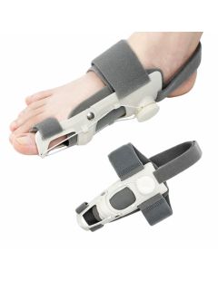 Verstellbare Hallux-valgus-Orthese mit Federmechanismus und Gelpolsterung
