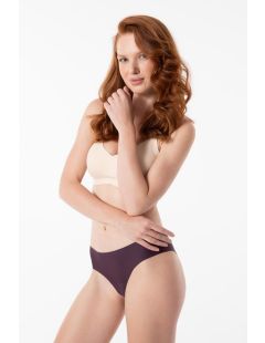 Nahtloser Slip in Dunkelviolett - Simple Brasil