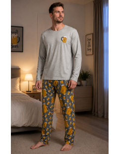Langärmeliger PIVO-Herrenpyjama