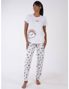 Damenpyjamas Sushi