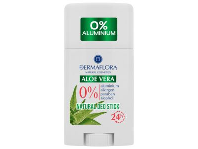 Dermaflora 0% Gel-Deodorant mit Aloe Vera: Sanfter Schutz vor Körpergeruch ohne Aluminium und Alkohol