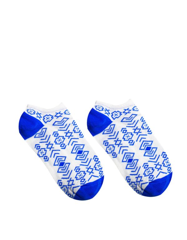 Fröhliche blaue Söckchen von Čičmany