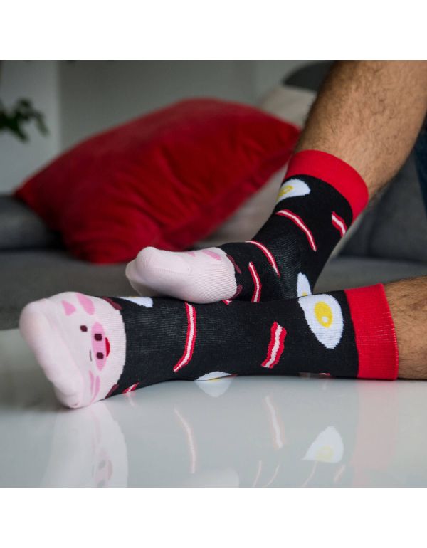 Glückliche Socken Ferkel