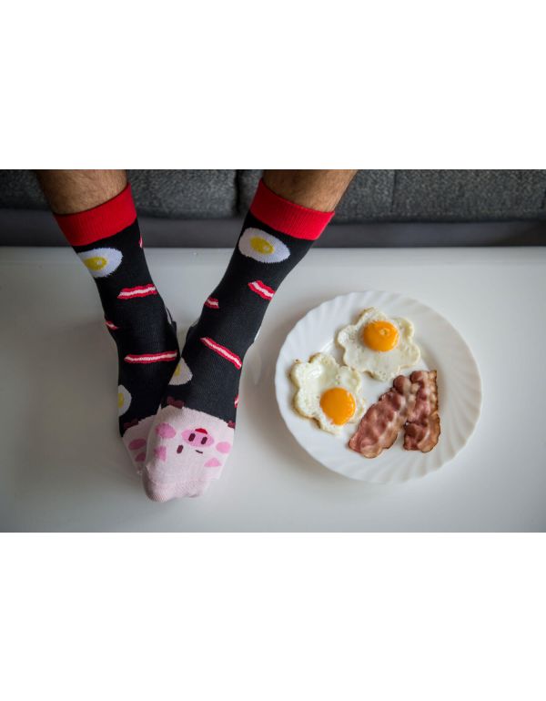 Glückliche Socken Ferkel