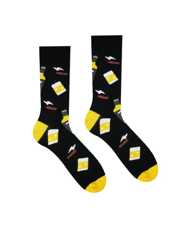Glückliche Whiskey-Socken