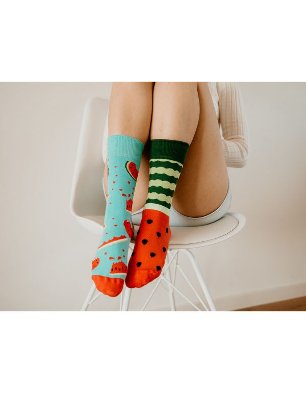Glückliche Socken Melón