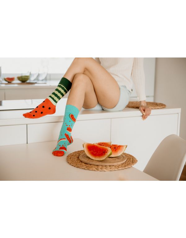 Glückliche Socken Melón