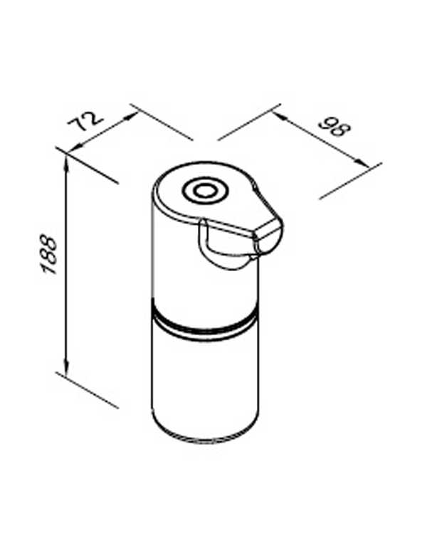 Automatischer Desinfektionsmittelspender 350 ml