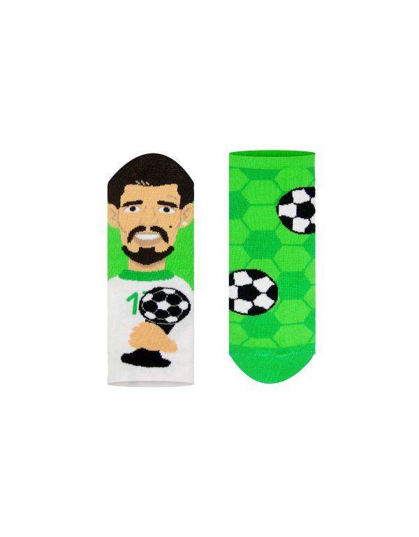 Lustige Fußballsocken - Knöchel