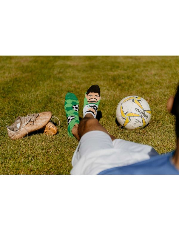 Lustige Fußballsocken - Knöchel