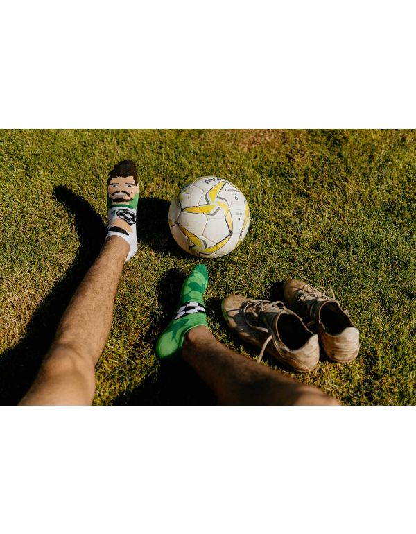 Lustige Fußballsocken - Knöchel