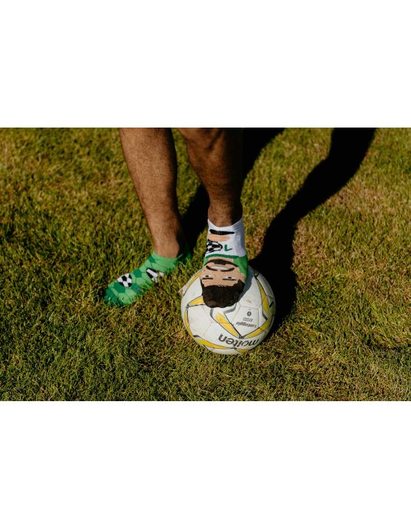 Lustige Fußballsocken - Knöchel