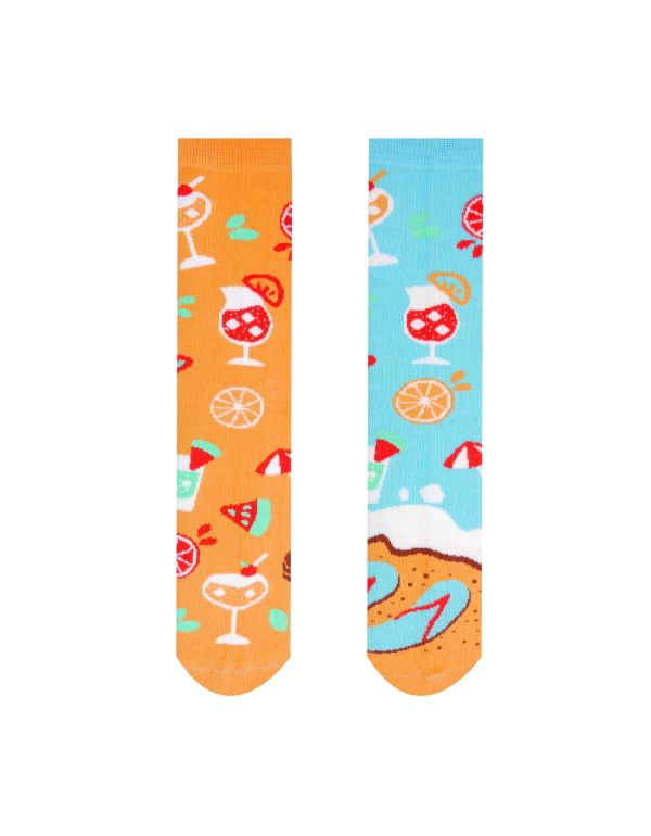 Fröhliche Socken Strand