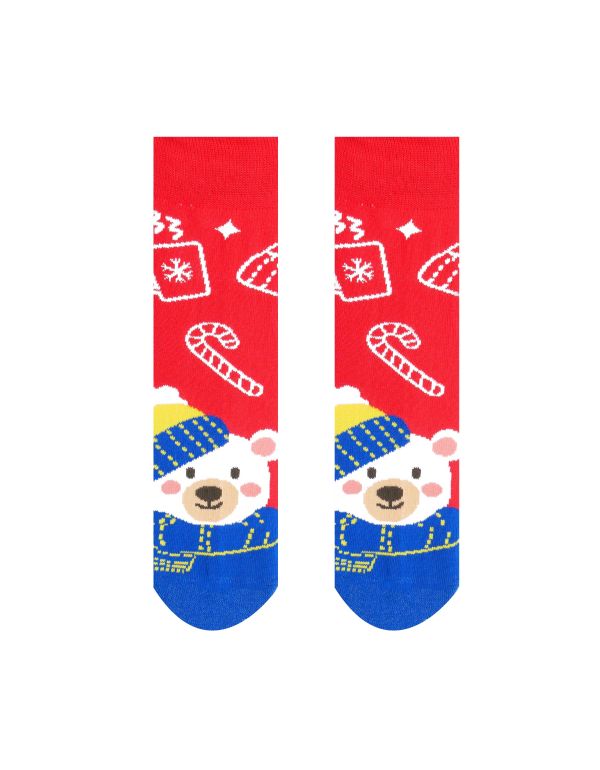 Lustige Socken Winterbär - Kinder