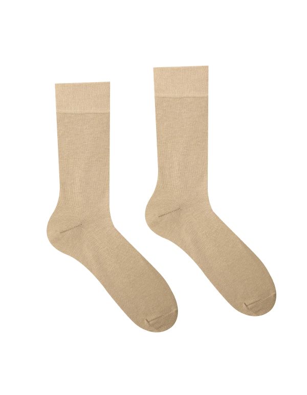 Klassische Socken beige